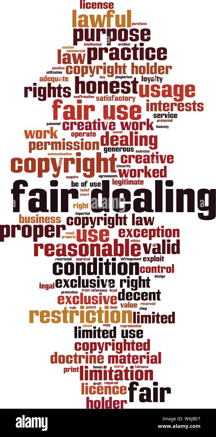 fair-dealing-word-cloud-concept-collage-made-of-words-about-fair-dealing-vector-illustration