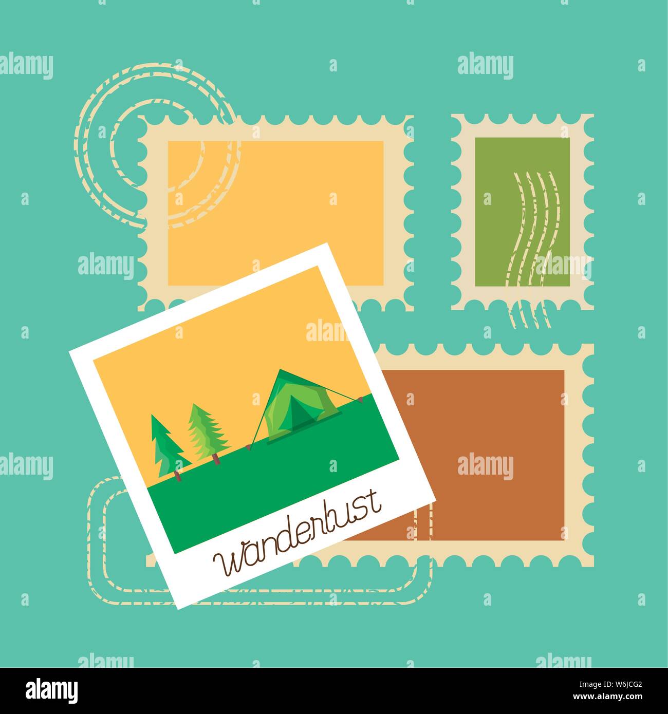 Travel and wanderlust vector design Stock Vector Image & Art Alamy