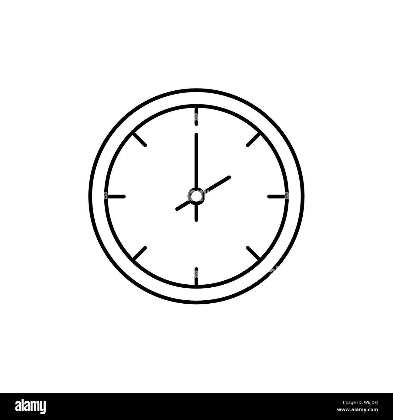 time clock watch isolated icon Stock Vector Image & Art Alamy