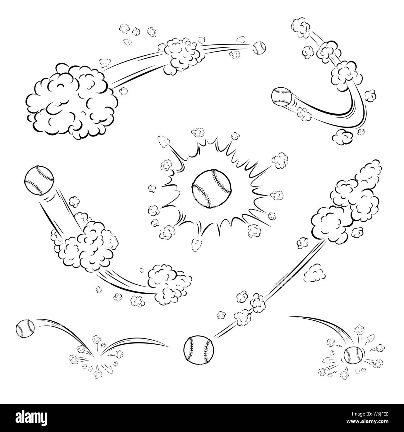 Movement path pattern Stock Vector Images - Alamy