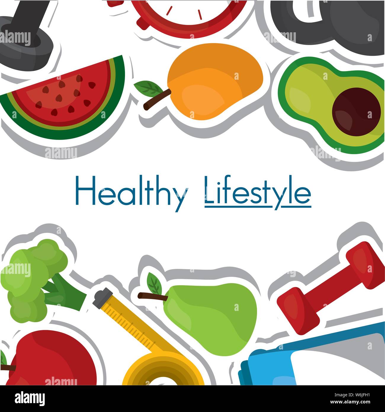 Healthy lifestyle vector design Stock Vector Image & Art - Alamy