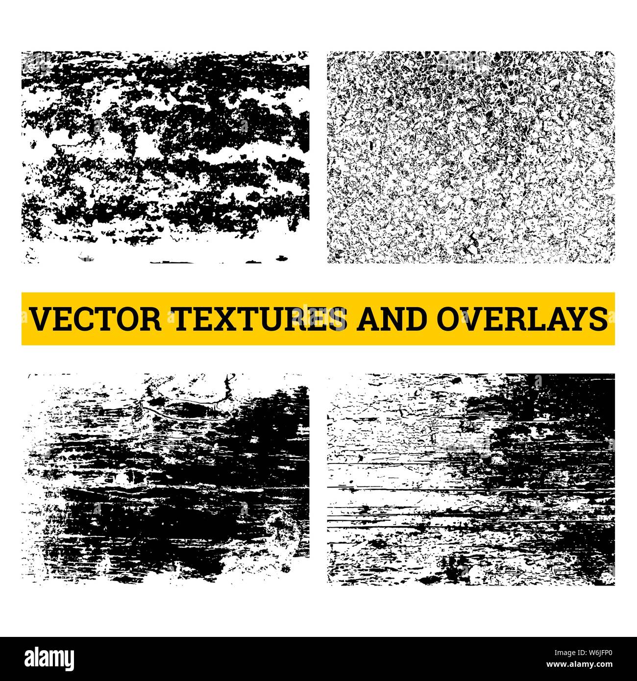 Abstract halftone vector illustration. Grunge textures and overlays for ... - Vector Style Texture Overlay