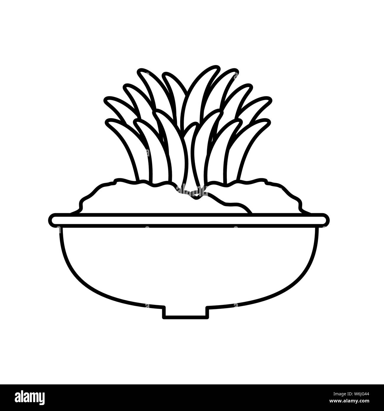 houseplant in pot natural icon Stock Vector Image & Art - Alamy