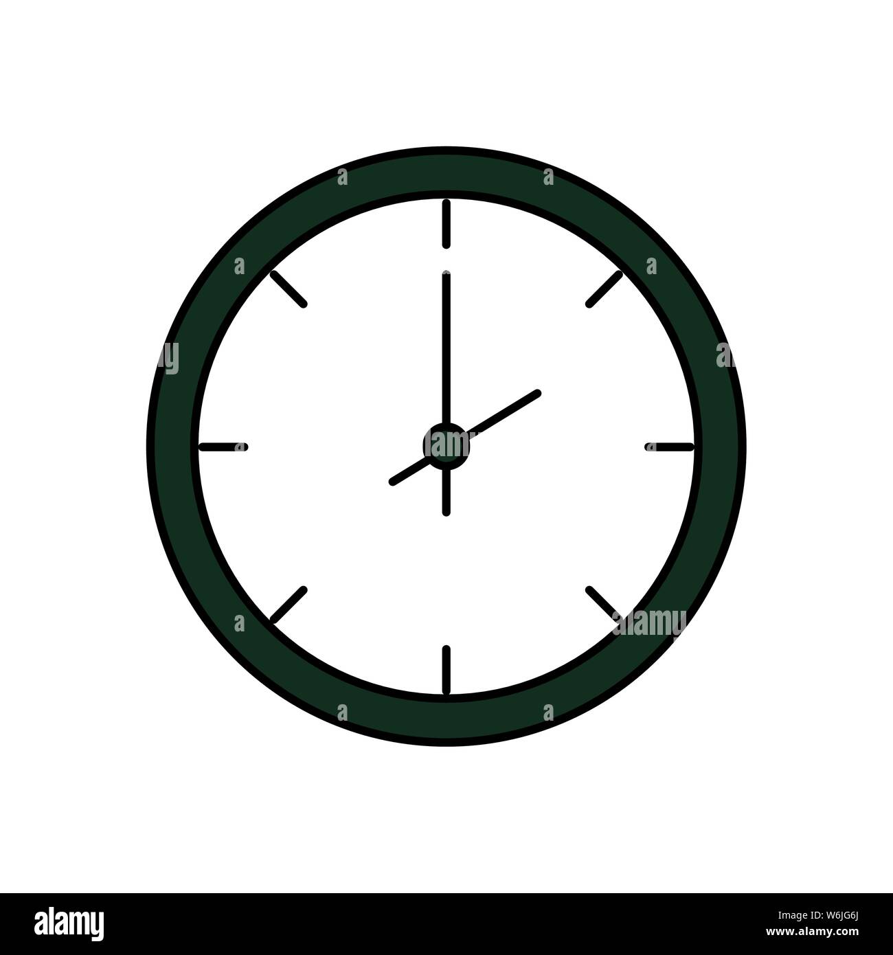time clock watch isolated icon Stock Vector Image & Art Alamy
