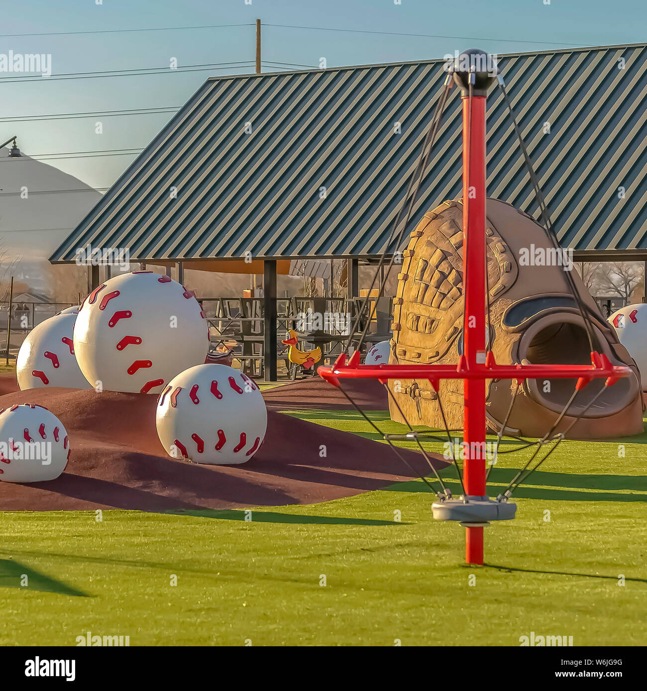 Playground structures hi-res stock photography and images - Alamy