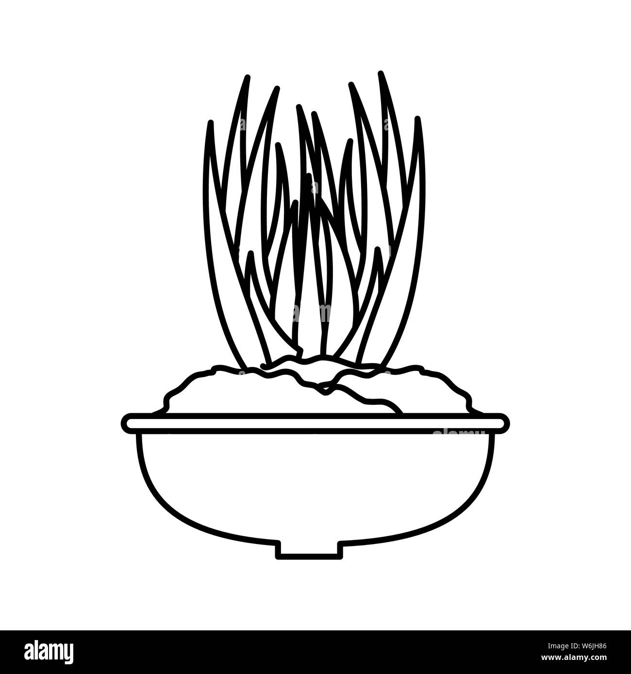 houseplant in pot natural icon Stock Vector Image & Art - Alamy