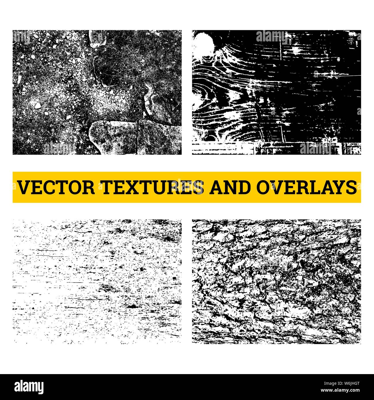 Picture of Abstract halftone vector illustration. Grunge textures and overlays for ...
