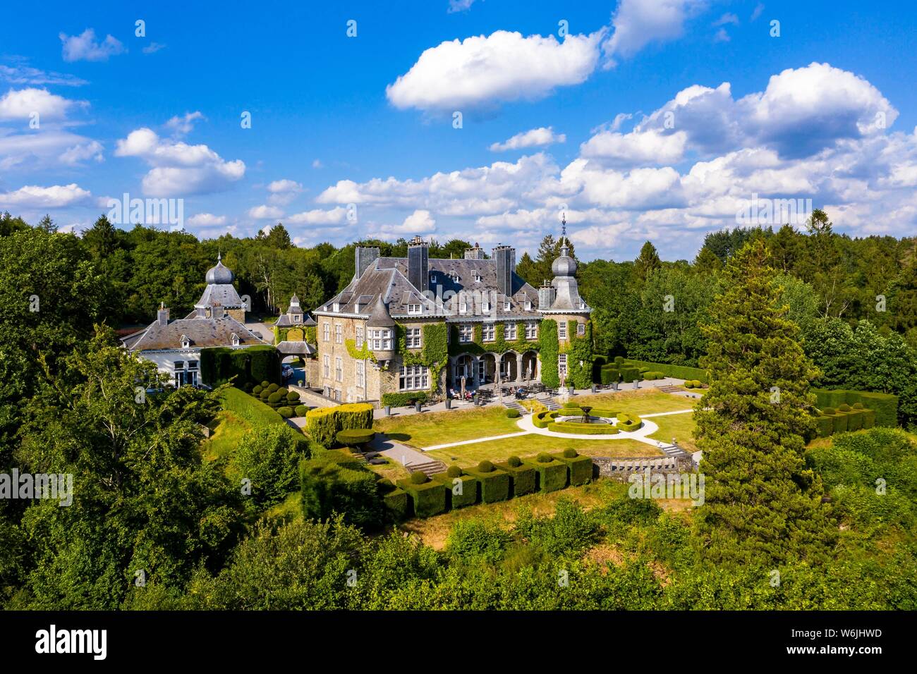 Manoir de Lebioles, Mansion in Creppe, Spa, Belgium Stock Photo Alamy