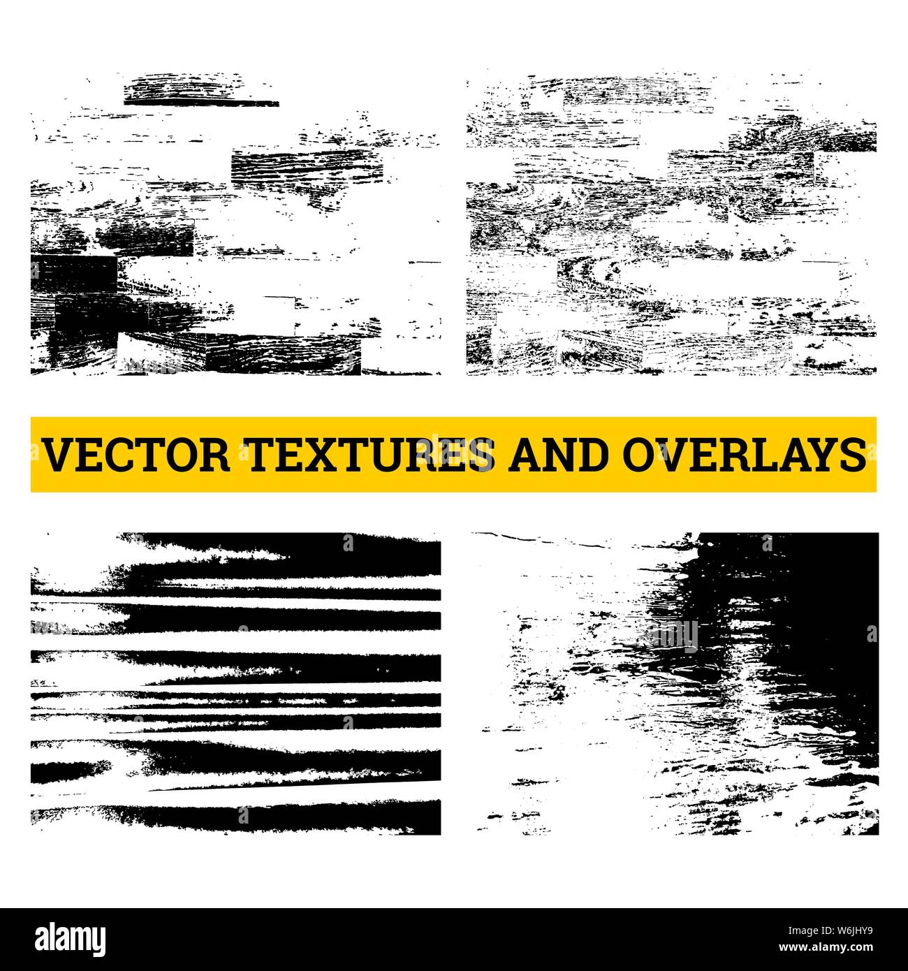 View of Abstract halftone vector illustration. Grunge textures and overlays for ...