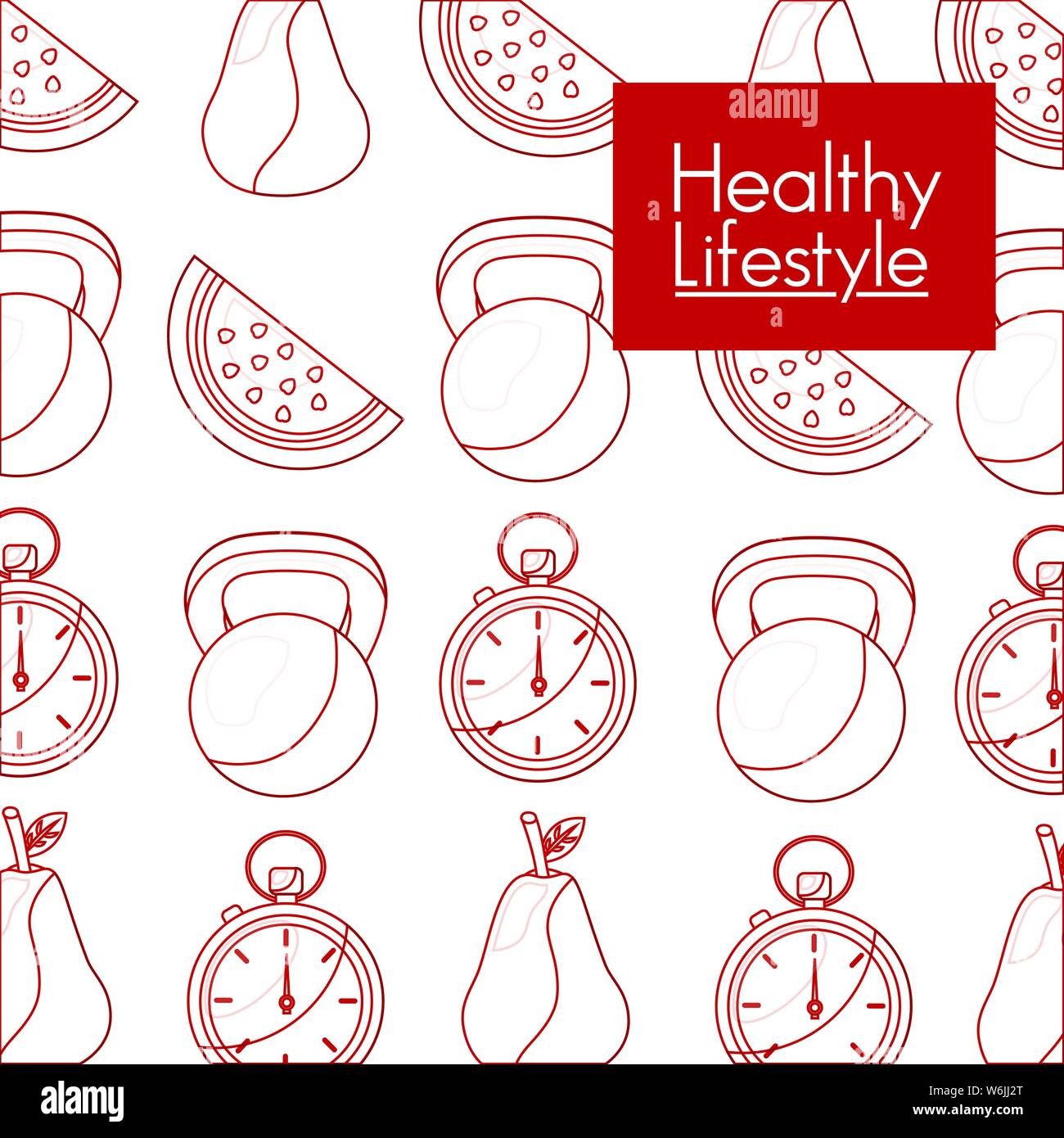 Healthy lifestyle vector design Stock Vector Image & Art - Alamy