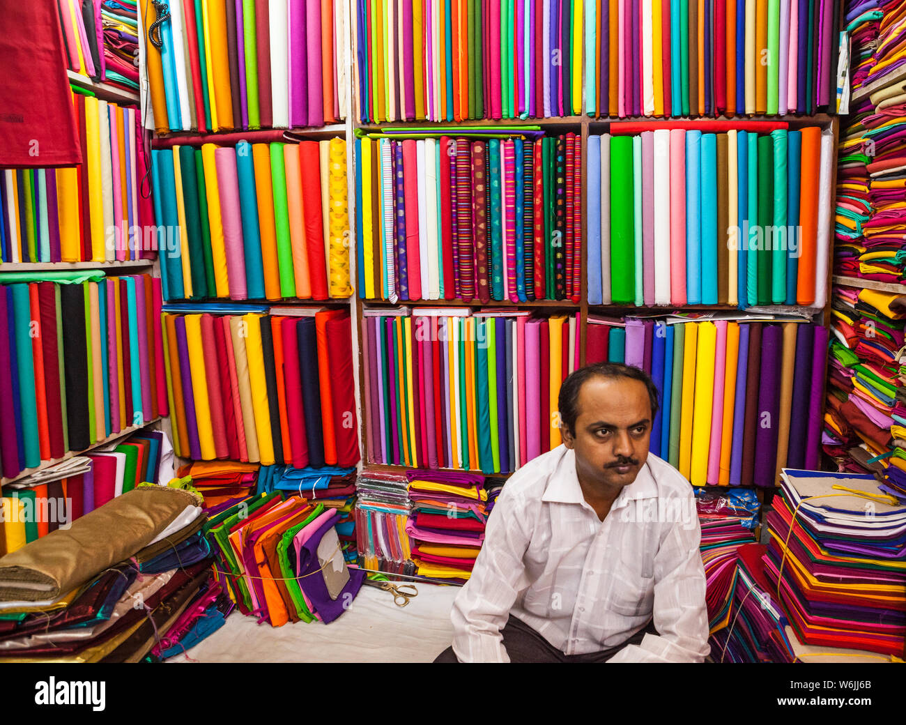 Indian cloth shop hires stock photography and images Alamy
