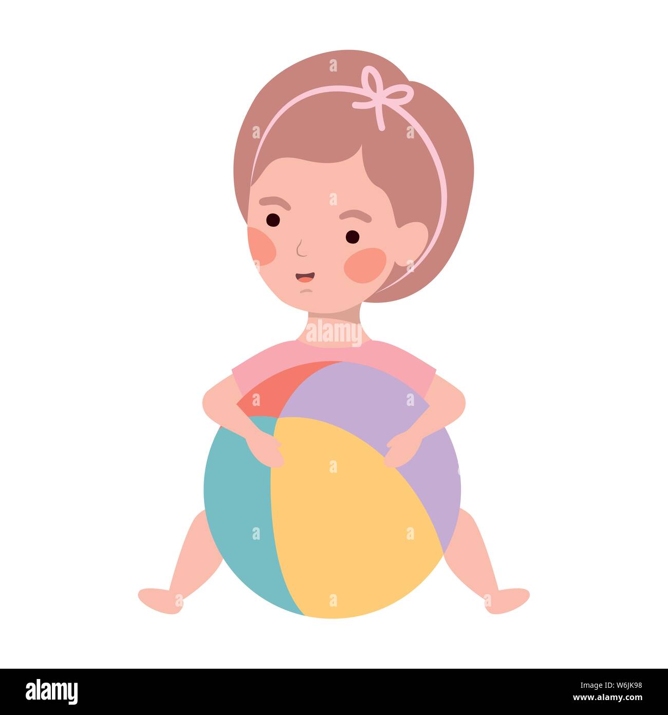 Isolated baby girl design vector illustration Stock Vector Image & Art ...