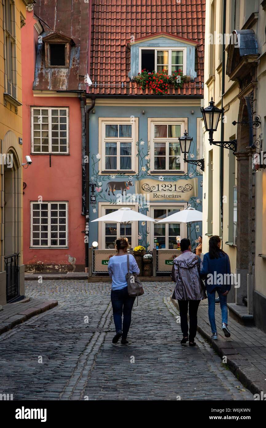 Restaurant 1221, Riga, Latvia Stock Photo