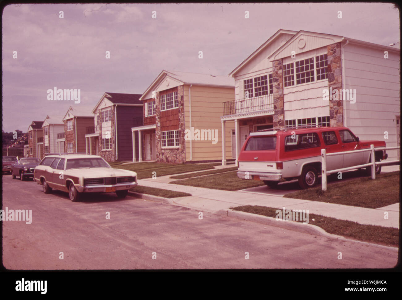 NEW HOUSING AT GRANT CITY, STATEN ISLAND-A RESULT OF THE BUILDING BOOM ...