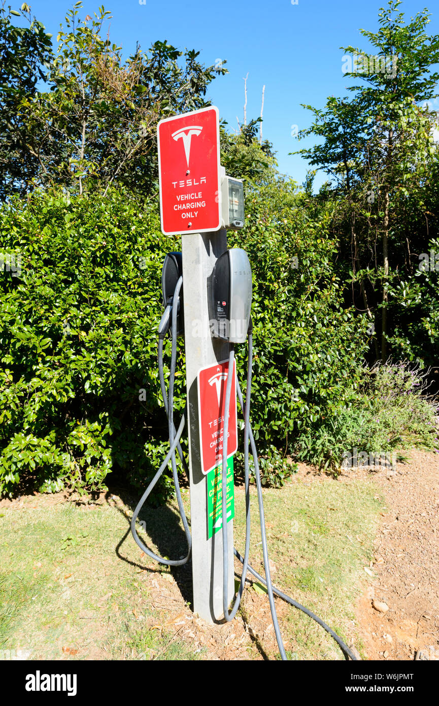 Electric car charging station australia hires stock photography and