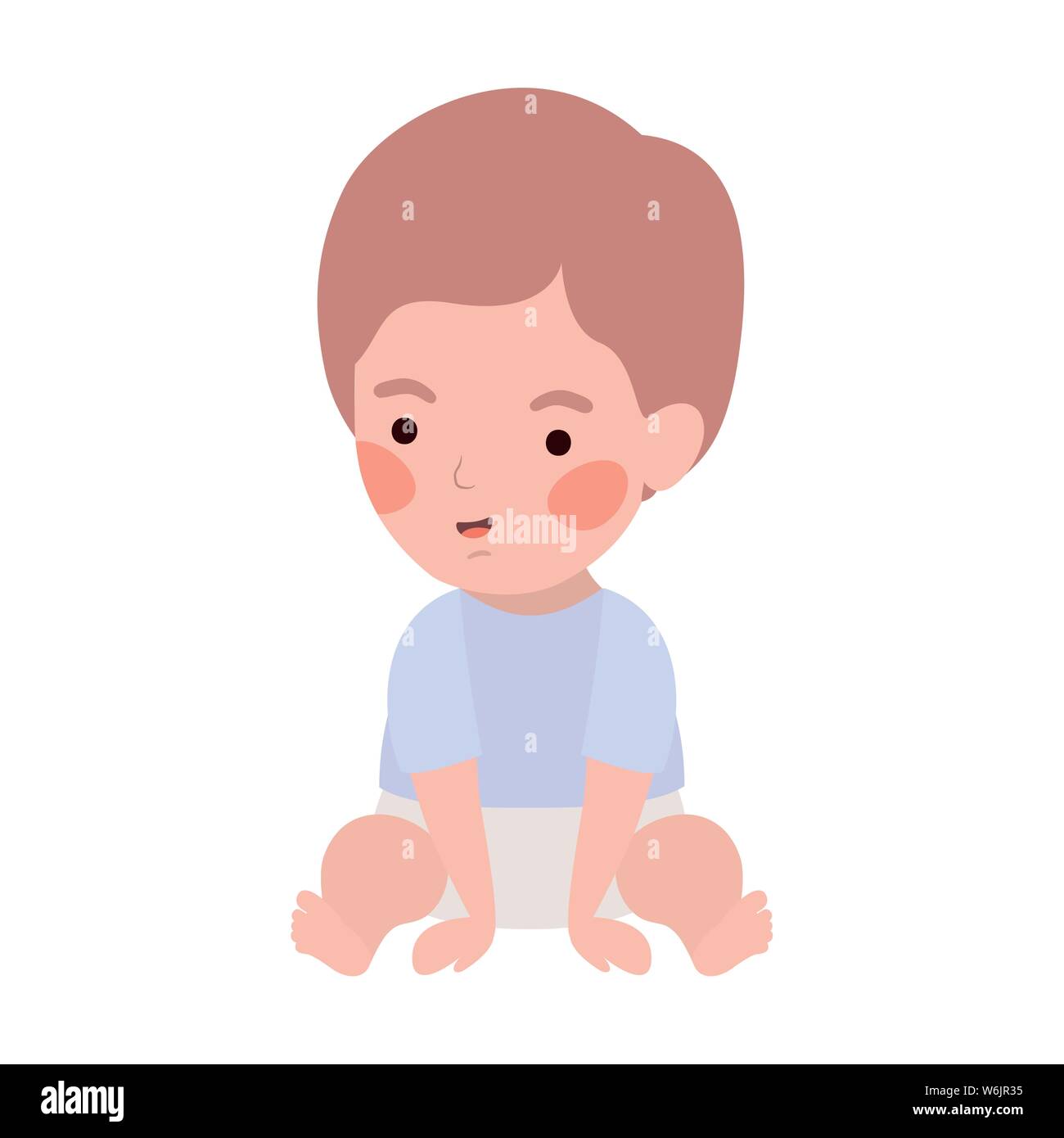 Isolated baby boy design vector illustration Stock Vector Image & Art ...