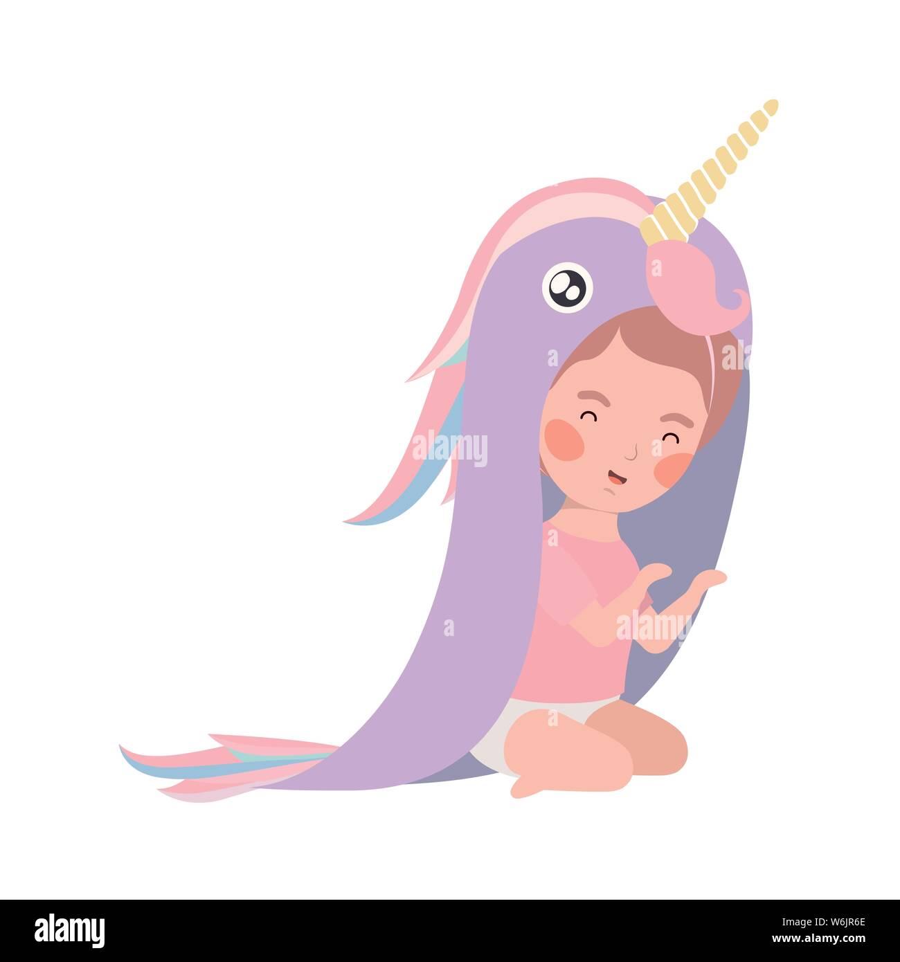 Isolated baby girl design vector illustration Stock Vector Image & Art ...