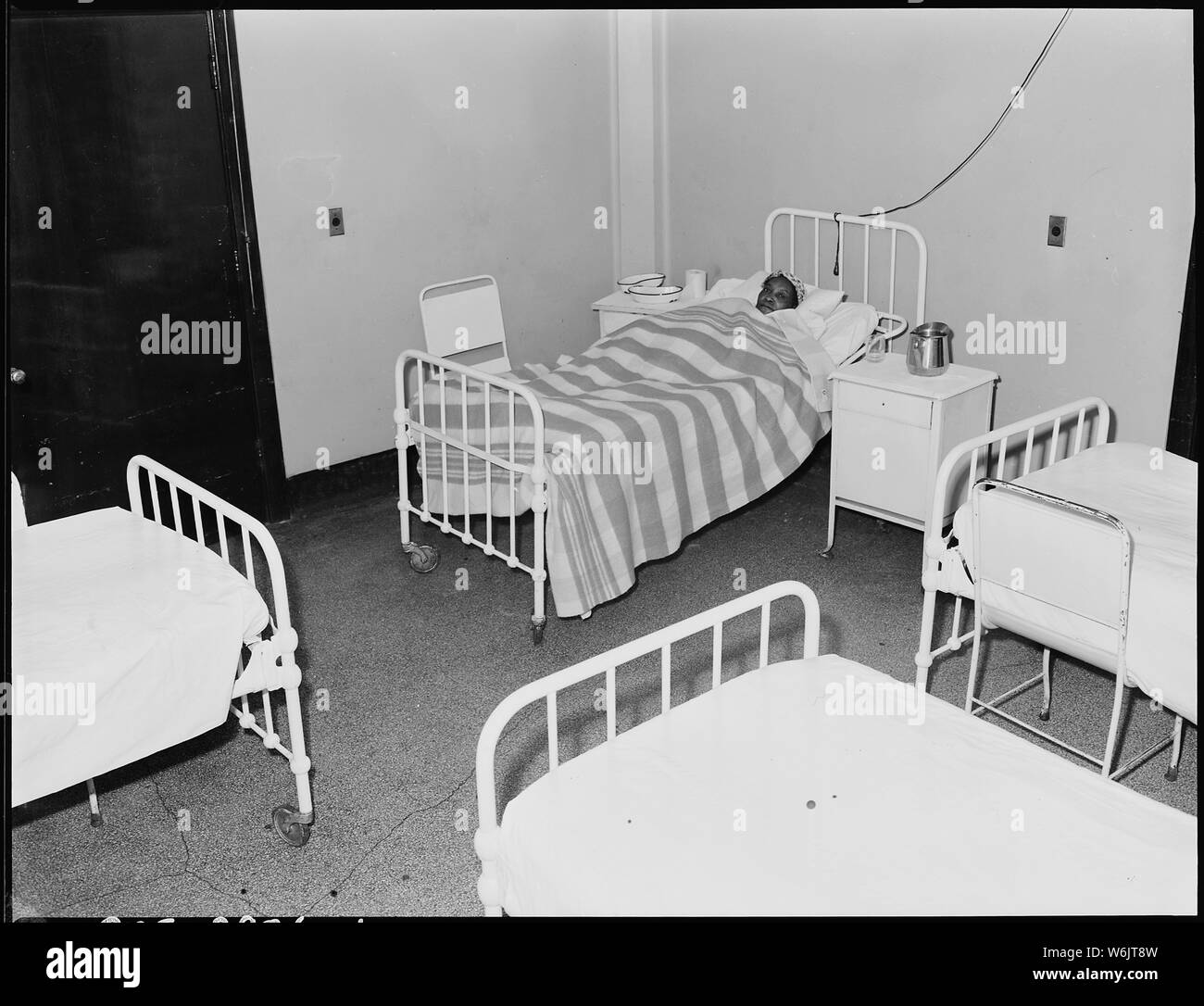 One of the wards in company owned hospital. U.S. Coal & Coke Company, U