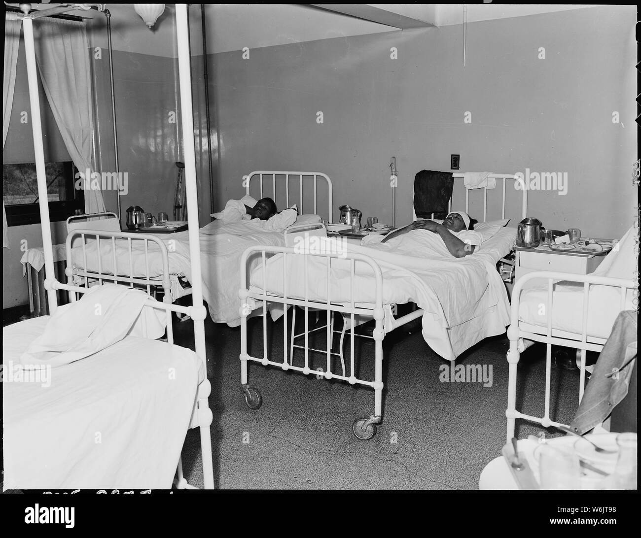 One of the wards in company owned hospital. U.S., Coal & Coke Company