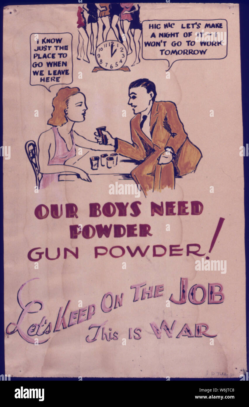 Our Boys Need Powder Gun Powder! Stock Photo Alamy