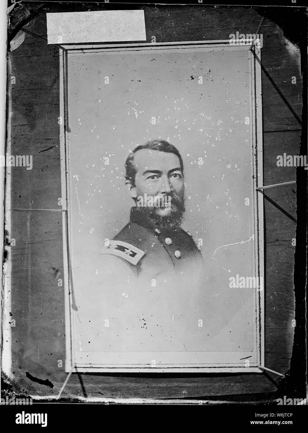 Original Caption - Gen. Philip H. Sheridan; Scope and content:  Additional notes: Famous for 20 mile ride to Winchester, Oct. 19, 1864. Col. Rutherford B. Hayes and Major Wm. McKinley of the 23d Ohio under Sheridan at Winchester, where Early's (C.S.A) troops were defeated at battle of Cedar Creek. Federals loss 5,700; Confederates 3,000. Stock Photo
