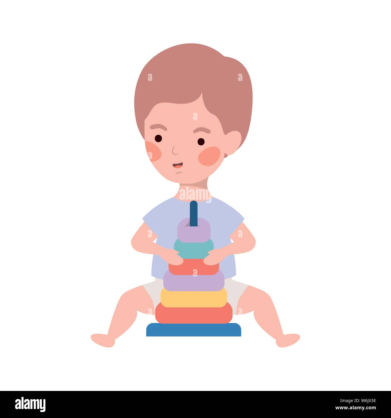 Isolated baby boy design vector illustration Stock Vector Image & Art ...