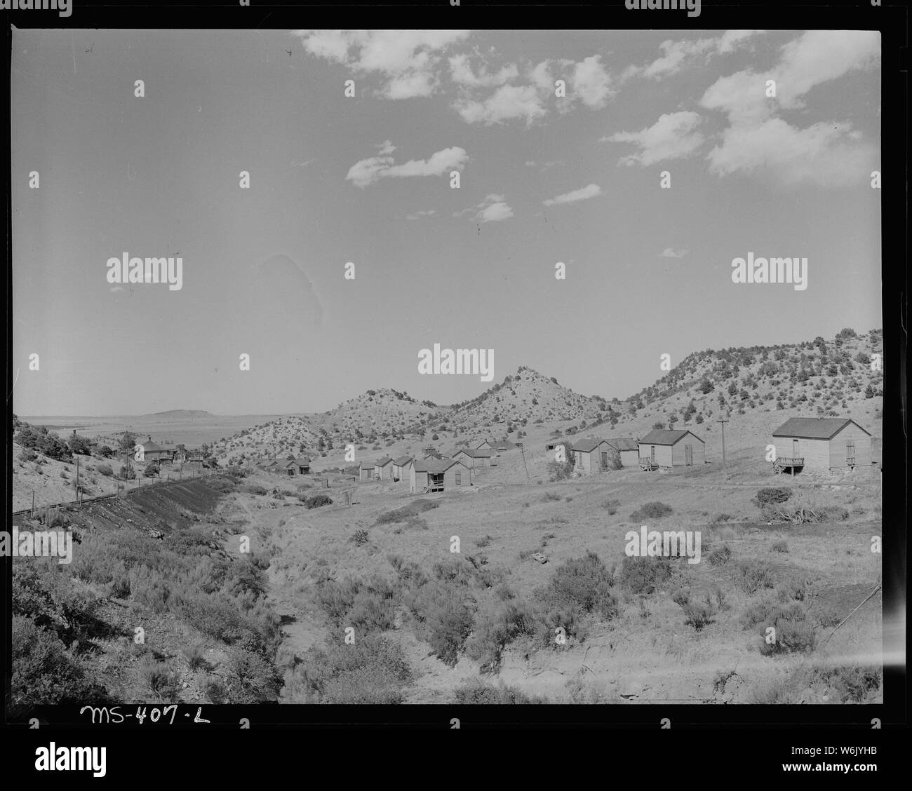 Part of company housing project. Huerfano Coal Company, Ludlow Mine, Ludlow, Las Animas County