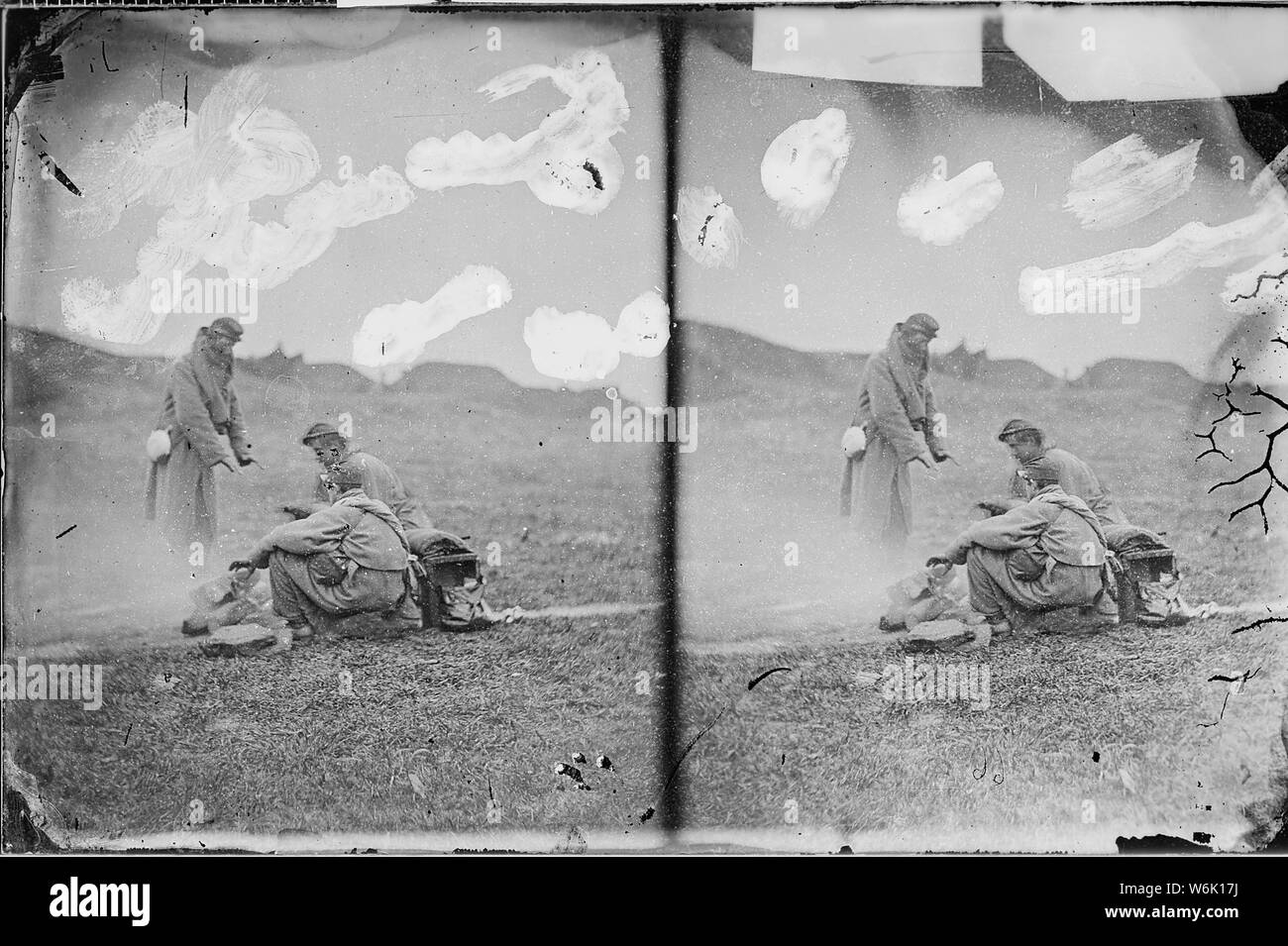 Photograph of a Picket on Duty Stock Photo Alamy