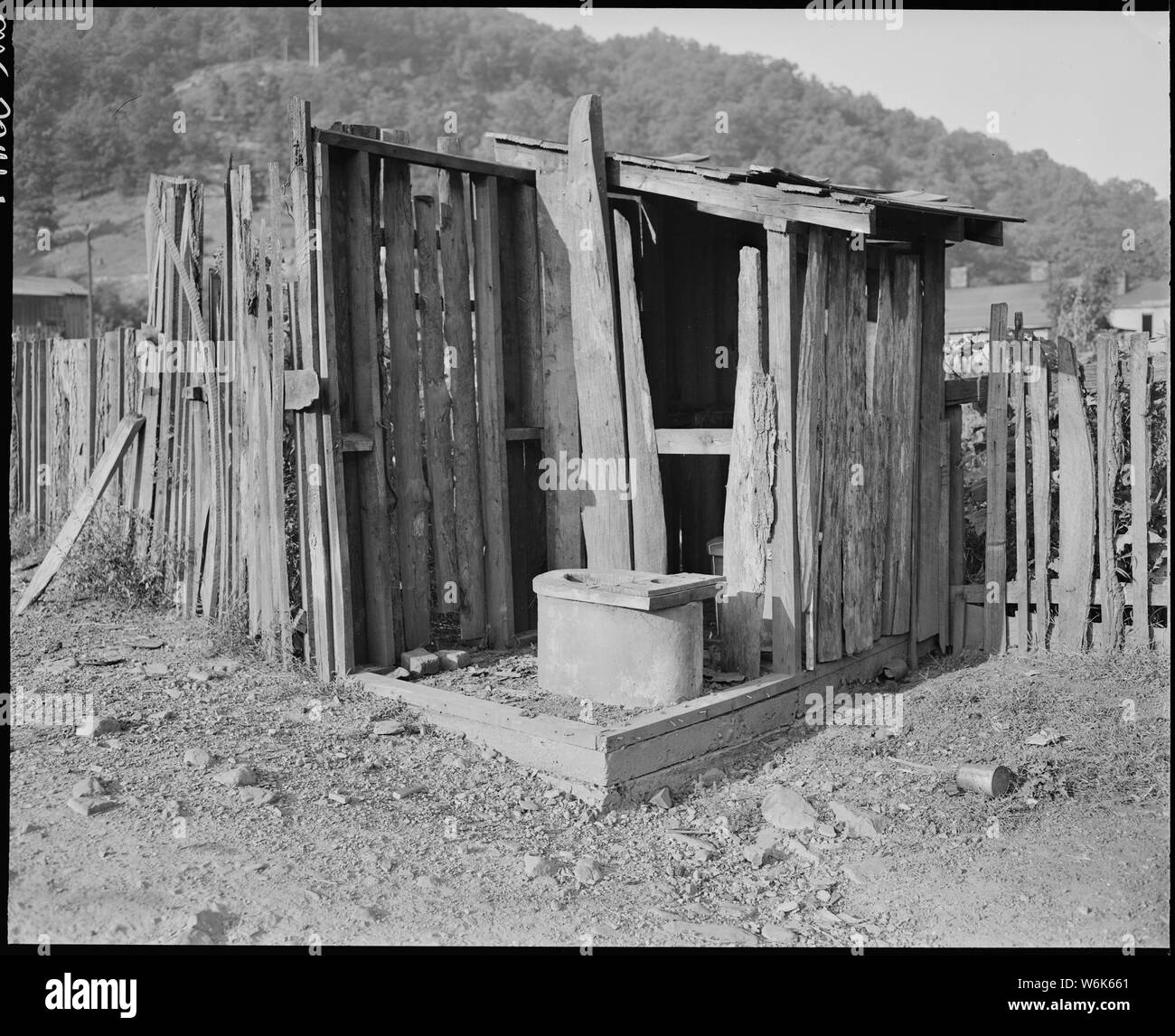 Privies. The privy with some siding is still used. Kentucky Straight
