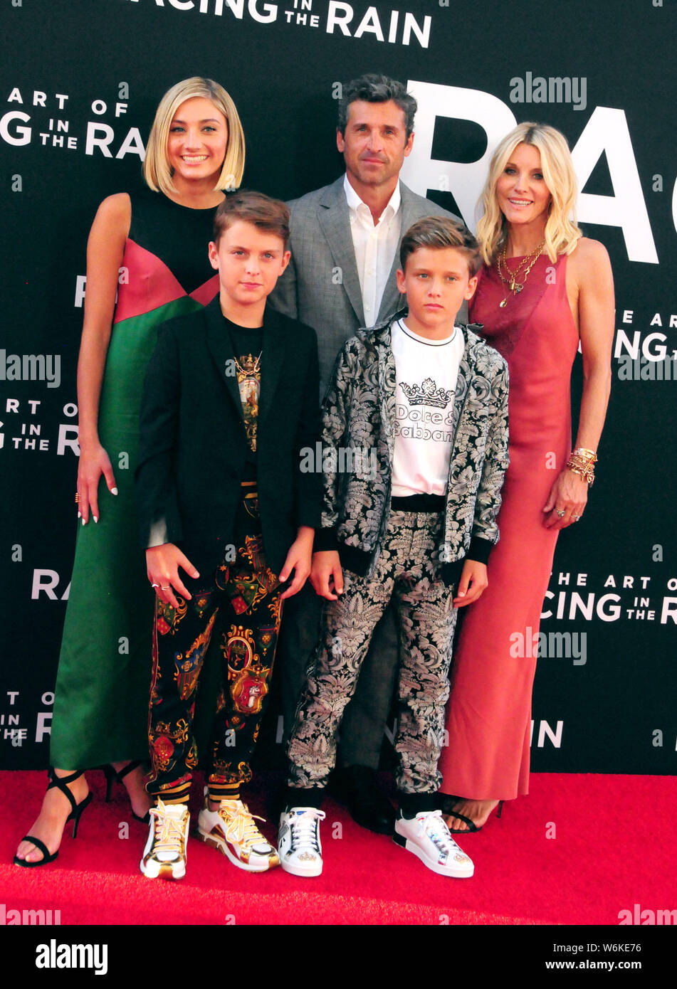 Hollywood, California, USA 1st August 2019 Producer/actor Patrick Dempsey attends 20th Century Fox's World Premiere of 'The Art Of Racing In The Rain' on August 1, 2019 at the El Capitan Theatre in Hollywood, California, USA. Photo by Barry King/Alamy Live News Stock Photo
