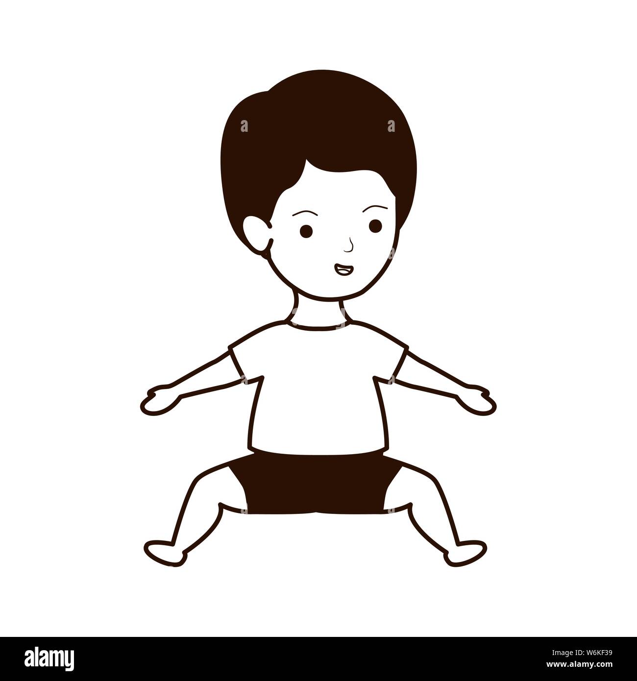 Isolated baby boy design vector illustration Stock Vector Image & Art ...