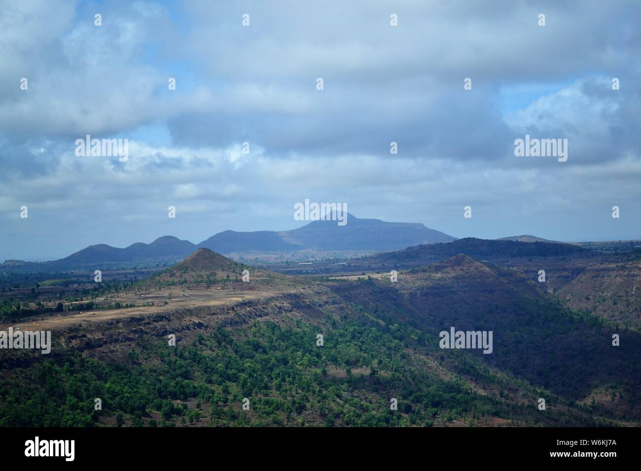 Saputara hill station/view from sunset point-Gujarat/India Stock Photo