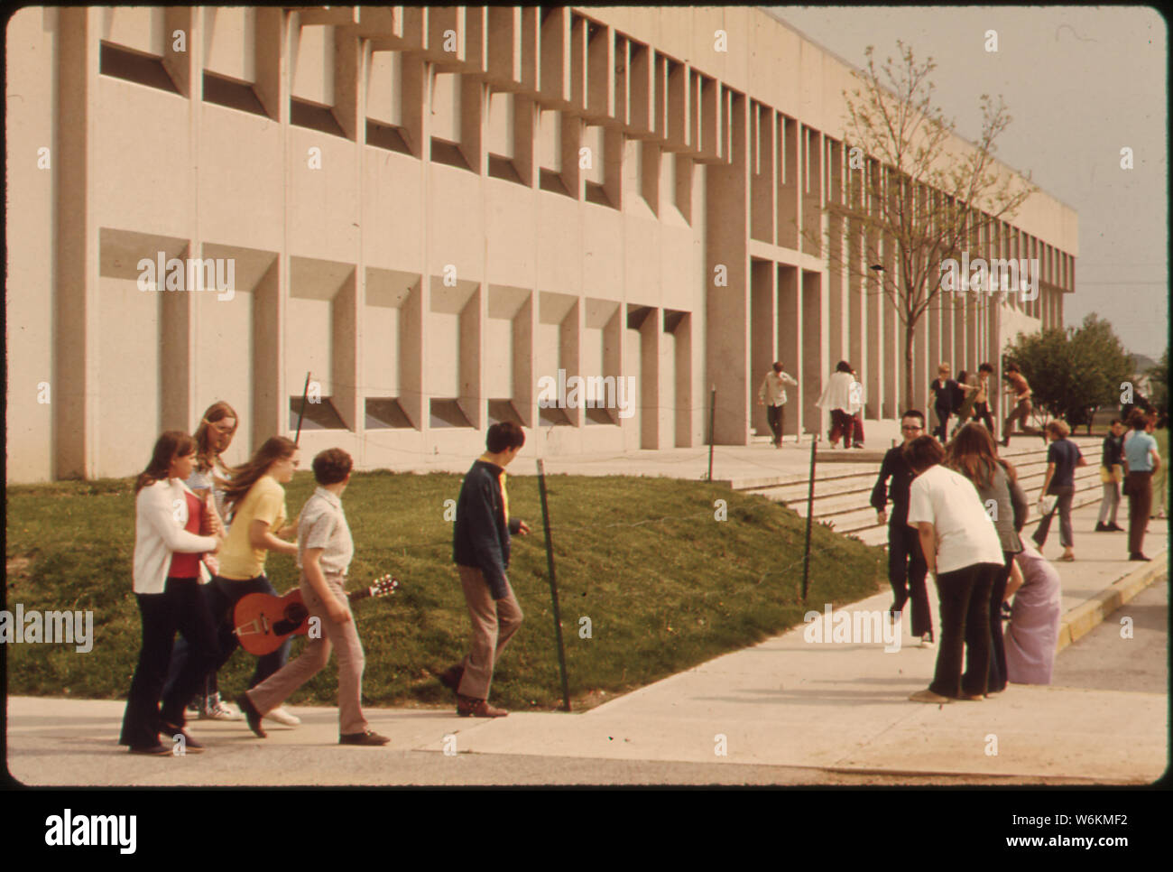 SOUTHSIDE JUNIOR HIGH SCHOOL, BUILT IN 1969 Stock Photo Alamy