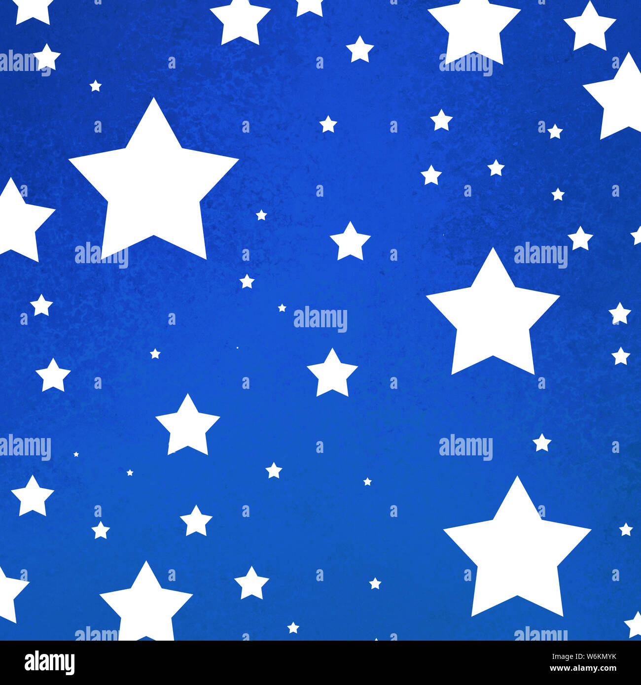 Blue And White Stars Background