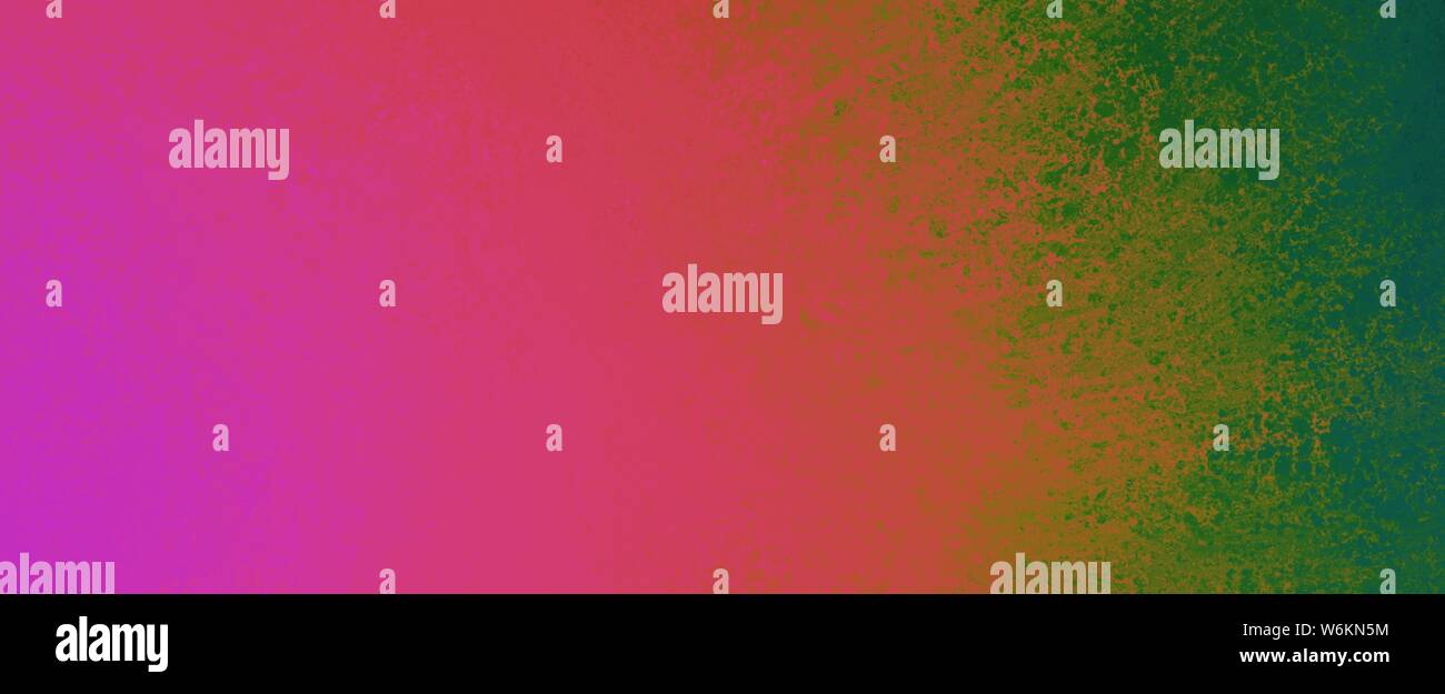 bold background design with purple pink red and green sponged paint texture in graphic art layout, creative fun and bright color abstract background Stock Photo