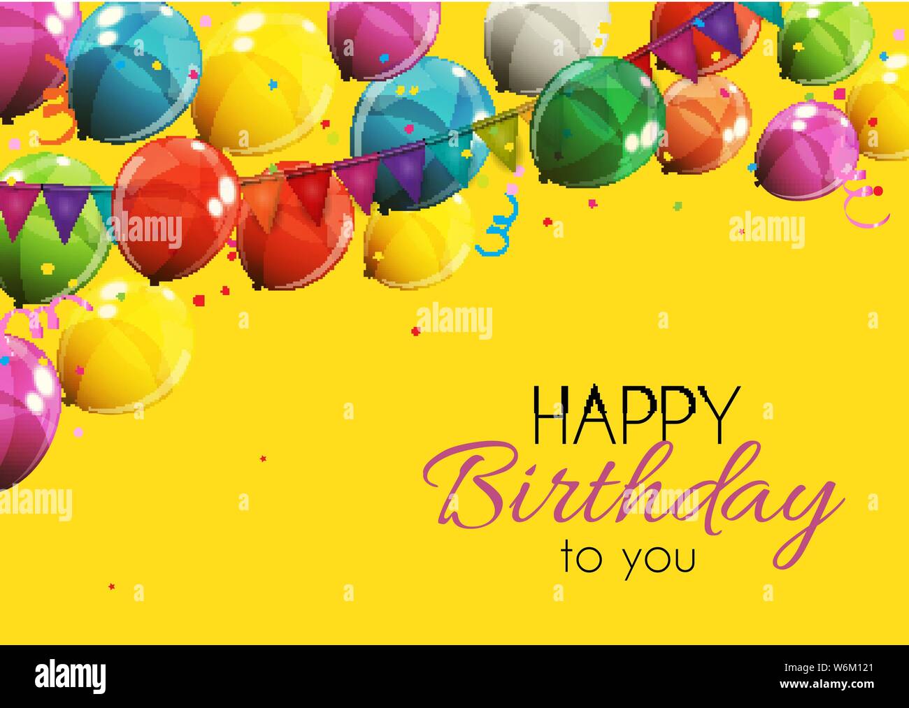 Group of Colour Glossy Helium Balloons Background. Set of Balloons for