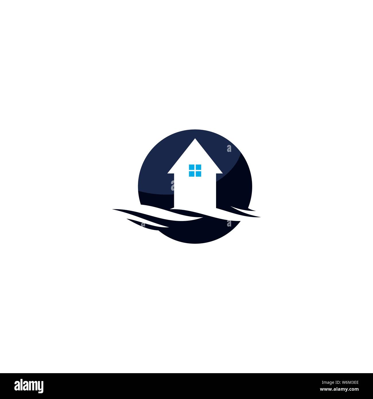 Home House Building Real Estate Property Design Template Vector Stock ...