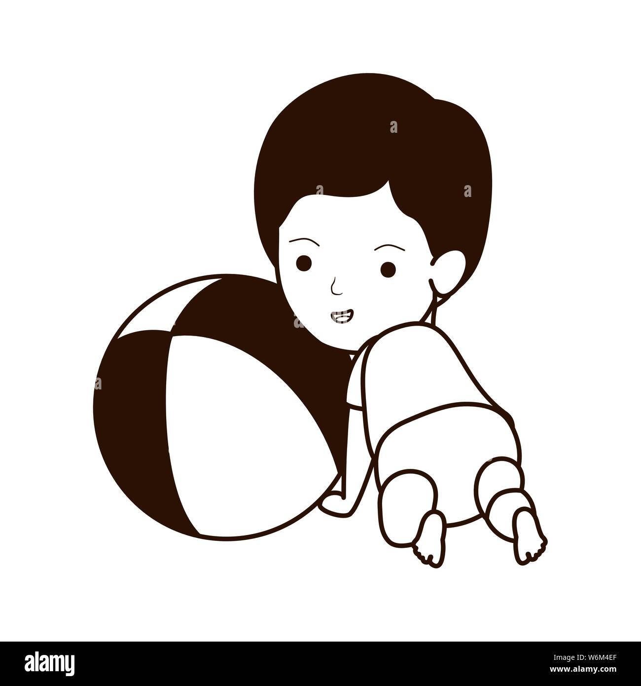 Isolated baby boy design vector illustration Stock Vector Image & Art ...