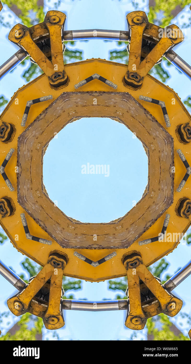 Symmetrical development emblem hi-res stock photography and images - Alamy