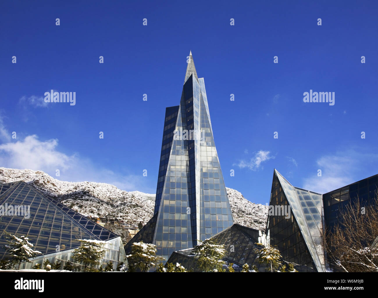 Caldea in Escaldes-Engordany. Andorra Stock Photo