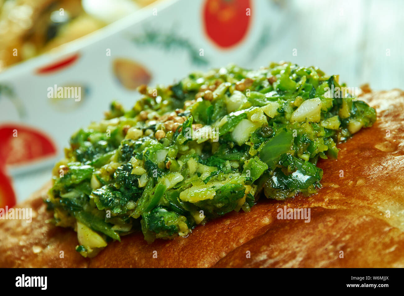 Chilli Techa Maharashtrian Green Chilli Thecha, spicy and tasty green chili chutne ...
