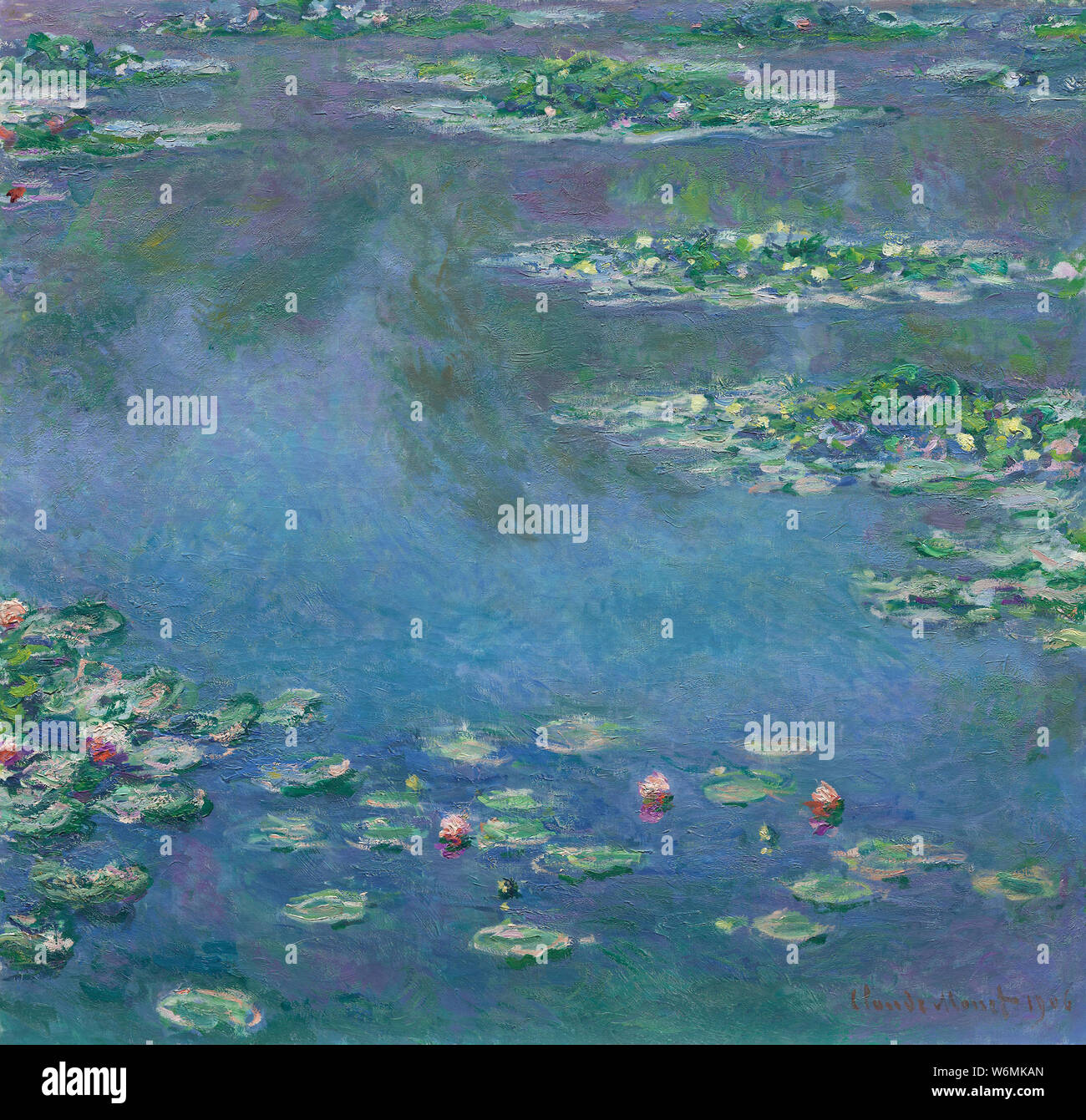 Water lilies by Monet Stock Photo