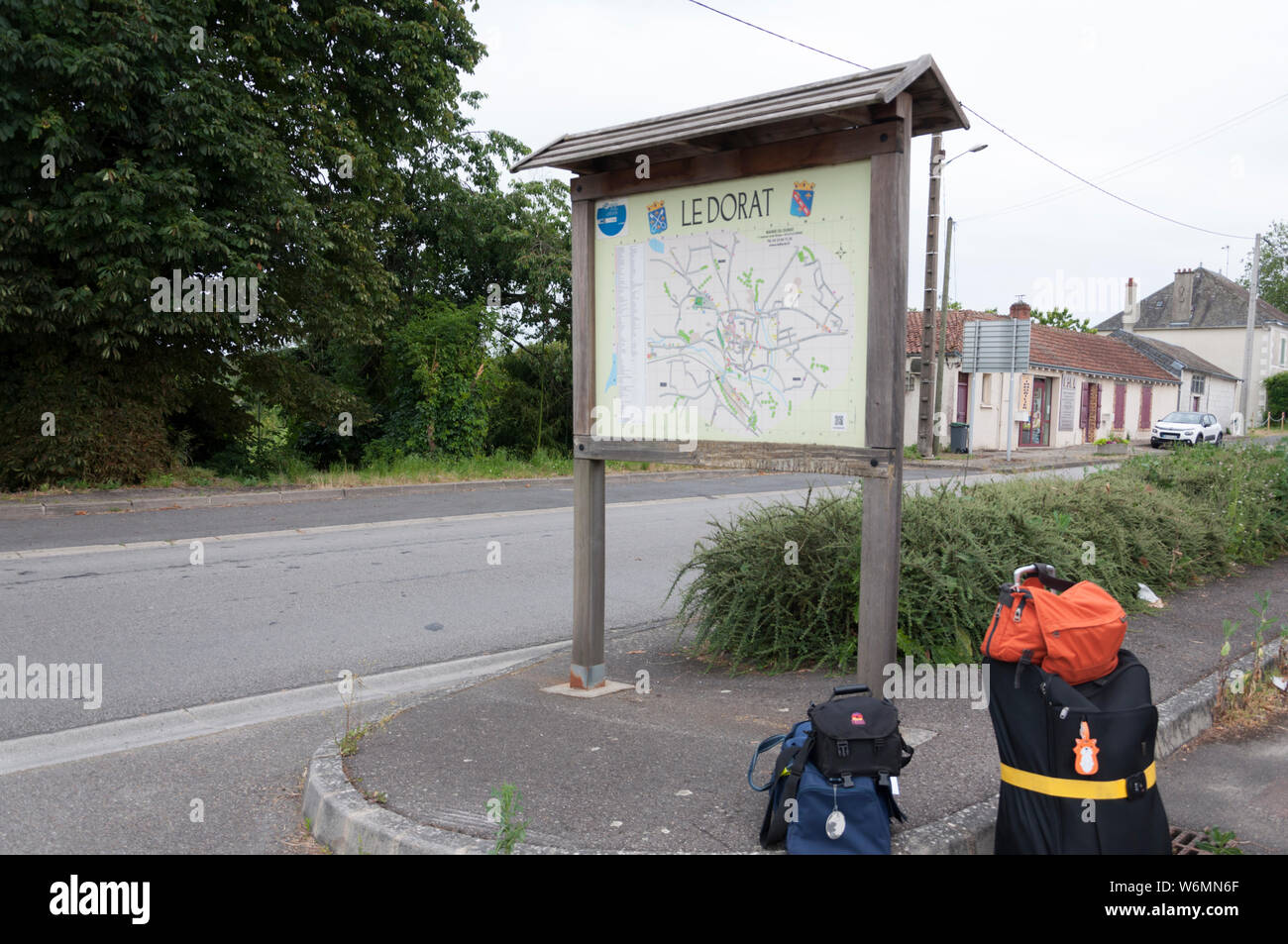 Le Dorat France Map Map Of Le Dorat France Stock Photo - Alamy