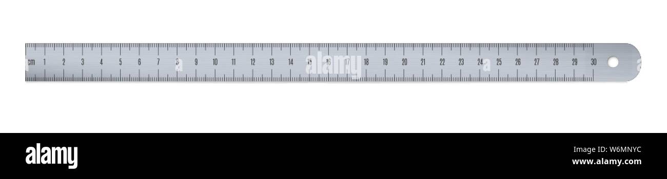 Engineer or architect aluminium drafting ruler with a metric units scale  Stock Vector Image & Art - Alamy