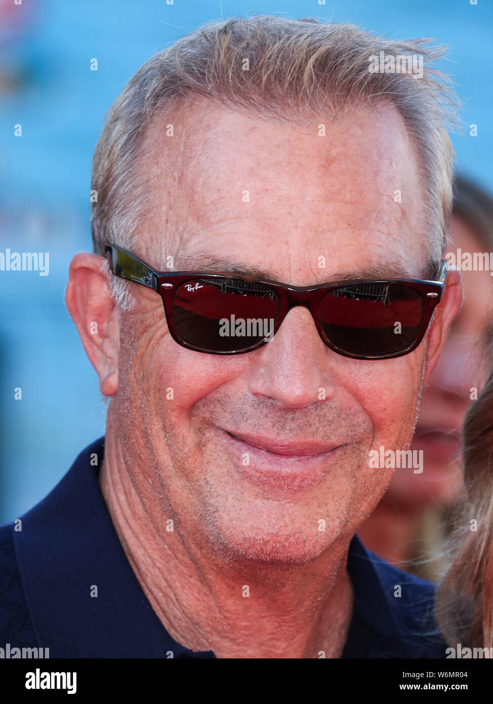HOLLYWOOD, LOS ANGELES, CALIFORNIA, USA - AUGUST 01: Actor Kevin Costner arrives at the Los Angeles Premiere Of 20th Century Fox's 'The Art Of Racing In The Rain' held at the El Capitan Theatre on August 1, 2019 in Hollywood, Los Angeles, California, United States. (Photo by Xavier Collin/Image Press Agency) Stock Photo