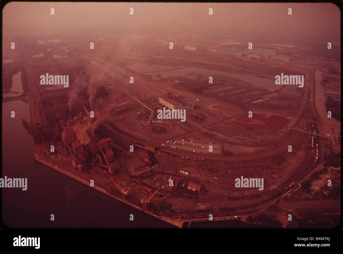 U.S. STEEL FAIRLESS WORKS ON DELAWARE RIVER Stock Photo Alamy