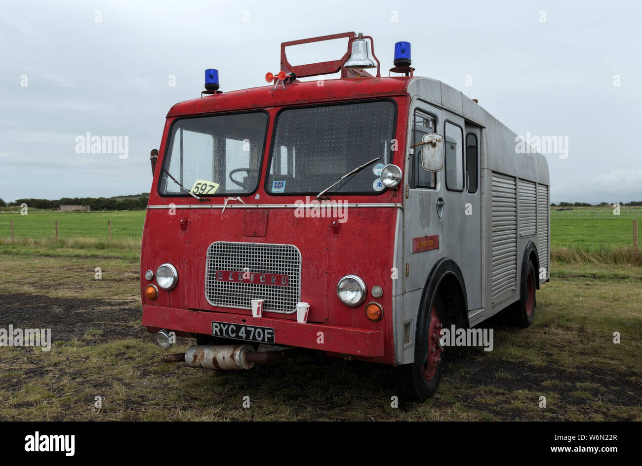 1968 Bedford TJ fire engine Stock Photo
