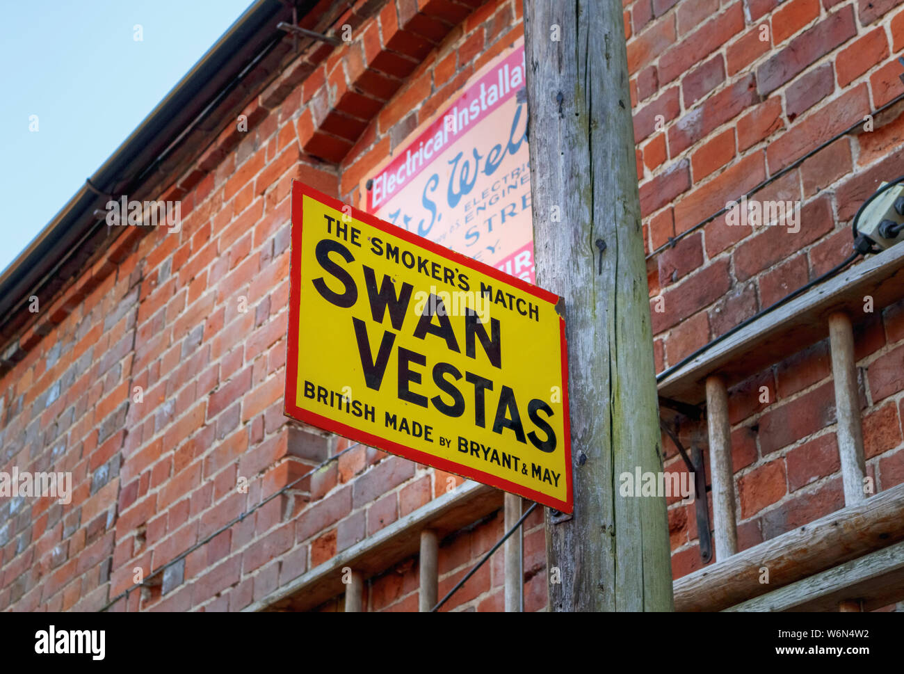 Swan vestas advertisement hi-res stock photography and images - Alamy