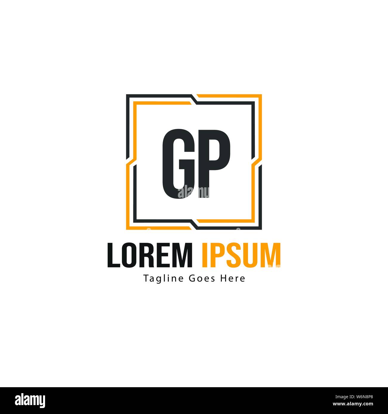 Gp minimal logo hi-res stock photography and images - Alamy