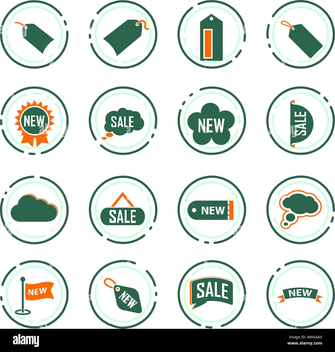 New stiker and label icon set for web sites and user interface Stock ...